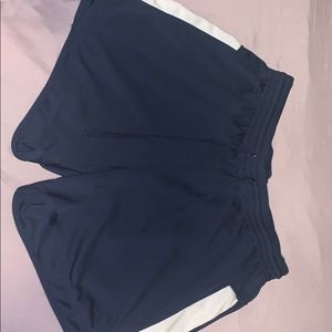 Navy Blue Athletic Shorts